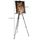 Artists Easel Stand for Painting Drowing and Display with Case