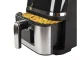 Large Digital Air Fryer 10L 2400W with 8 Cooking Presets, Silver