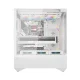 Darkflash DY460 PC Case with 4 ARGB Fans, White