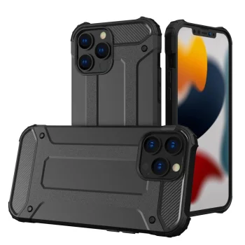 Hybrid Armor Case for iPhone 14 Pro Max Black