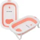 Bakalu NICEkids Foldable Baby Bathtub, Silicone, Pink