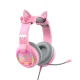 Pink Gaming Headphones Havit H2233D RGB 50mm