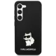 Samsung Galaxy S23 (SM-S911) Karl Lagerfeld Silicone Choupette Case Cover (KLHCS23SSNCHBCK), Black
