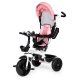 ECOTOYS Kids Tricycle with 360° Swivel Seat and Parent Handle, Pink