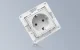 Shelly WallsocketWhite Wall Socket, White