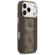 Guess iPhone 17 Pro vāciņš 4G PU Stripe MagSafe, brūns