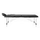 Balance Portable Massage Table Aluminum 2 Section Folding Bed, Black