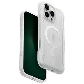 Uniq iPhone 16 Pro Max Case Combat Active Magclick Charging, White