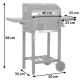 Berdsen BD-892 BBQChef Charcoal Grill, Anthracite