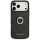 Guess 4G Ring Stand Case for iPhone 17 Pro Max - Black