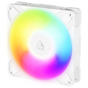 Arctic Gmbh P14 PRO Reverse PWM PST A-RGB 140mm Case Fan, White