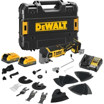 DeWalt DCS359S2-QW 18V Cordless Multi-Tool with 2x 3.5 Ah Powerstack Batteries