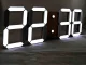 Electronic LED Alarm Clock with Thermometer, Black