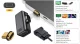 Extra Digital Magnetic USB Type-C to VGA Adapter, 1080P, Black
