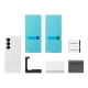Samsung Silicone Magnet Case for Galaxy Z Fold 8 with MagSafe and 2 Films, White