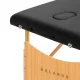 Balance Lux 2-Section Folding Wooden Massage Table, 190x70 cm, Black