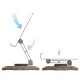 Dudao F17M 360° Metal Phone Stand, Gray