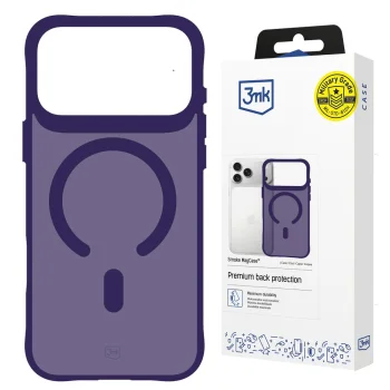 MagSafe Phone Case 3mk iPhone 17 Pro Purple Translucent
