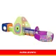 Kruzzel 5-in-1 Kids Play Tent with Tunnels and Balls