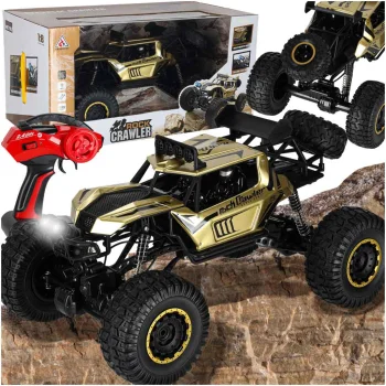 RC Rock Crawler 1:8 Remote Control Car 2.4GHz, 51 cm, Gold