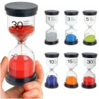 Kruzzel Hourglass Sand Timer Set for Kids 25676, 6 pcs, Multicolor