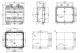 Hermetic Installation Box 160x174x75mm IP65, Light Gray