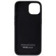 Audi Synthetic Leather Case for Apple iPhone 14, Black