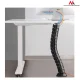 Maclean MC-768 B Desk Cable Organizer / Spine, 75cm, Black