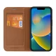 Dux Ducis Skin X2 Flip Case for iPhone 14 Plus, Brown