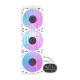 Liquid CPU Cooler Darkflash DH360D White v2, 360 mm, White