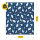 4FIZJO Weighted Blanket for Kids 5 kg, 100x150 cm, Navy Blue