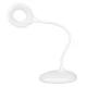 Activeshop Ring LED Snake Desk Lamp with Adjustable Light, White