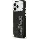 Karl Lagerfeld FW Grained Signature Logo Phone Case Cover iPhone 17 Pro Max - Black