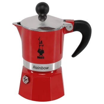 Bialetti Rainbow 1TZ Espresso Maker, Red