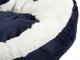 Plush Pet Bed for Dogs and Cats, 60x50 cm, Navy Blue