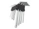 Ball End Hex Key Allen Wrench Set 9 Piece Metric 1.5-10mm