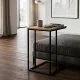 Mobile Side Coffee Table for Laptop Black