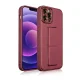 Telefono dėklas telefonui iPhone 12 Pro su stovu, raudonas