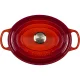 Cast Iron Casserole Le Creuset Signature Oval 29 cm Cerise