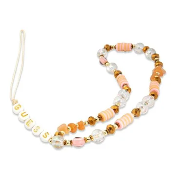 Guess Beads Bohemia Phone Strap GUSTBOHP Brown