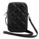 Guess Zip Quilted 4G Phone Bag, Black