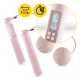 Jump Rope with Counter 4FIZJO 2-in-1 Cordless, Pink