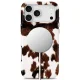 Tech-Protect Lamano MagSafe Case for iPhone 18 Pro / 17 Pro, White and Brown