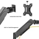 Dual Monitor Arm Mount 17\"-32\" Spring-Assisted Black