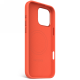 Decoded AntiMicrobial Silicone Stacks Backcover with MagSafe iPhone 16 Pro Max - Orange