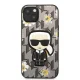 Karl Lagerfeld iPhone 13 Case Monogram Iconic Karl Grey