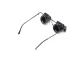 Watchmaker Magnifying Glasses with LED Light 20x 15mm, Black