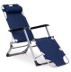 Folding Garden Lounger 2-in-1 Beach Chair MultiGarden, Blue
