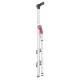 Hailo L80 ComfortLine 3-Step Aluminium Stepladder