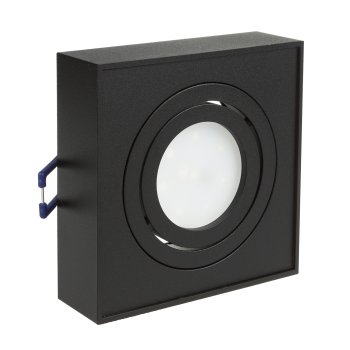 Maclean MCE464 B Recessed Spotlight for MR16/GU10, Black